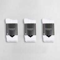 3 PAIRS - WHITE SOCKS