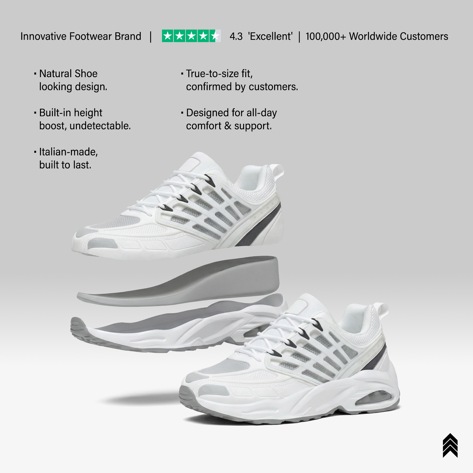 SAHM - 7CM  | WHITE