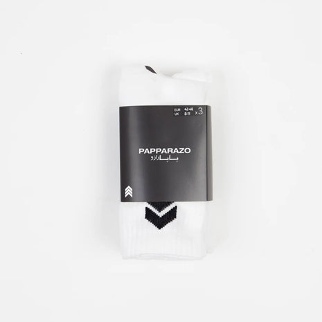 3 PAIRS - WHITE SOCKS